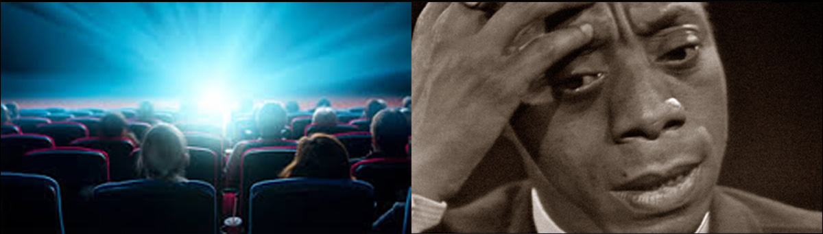 pics of movie audience and james baldwin close-up